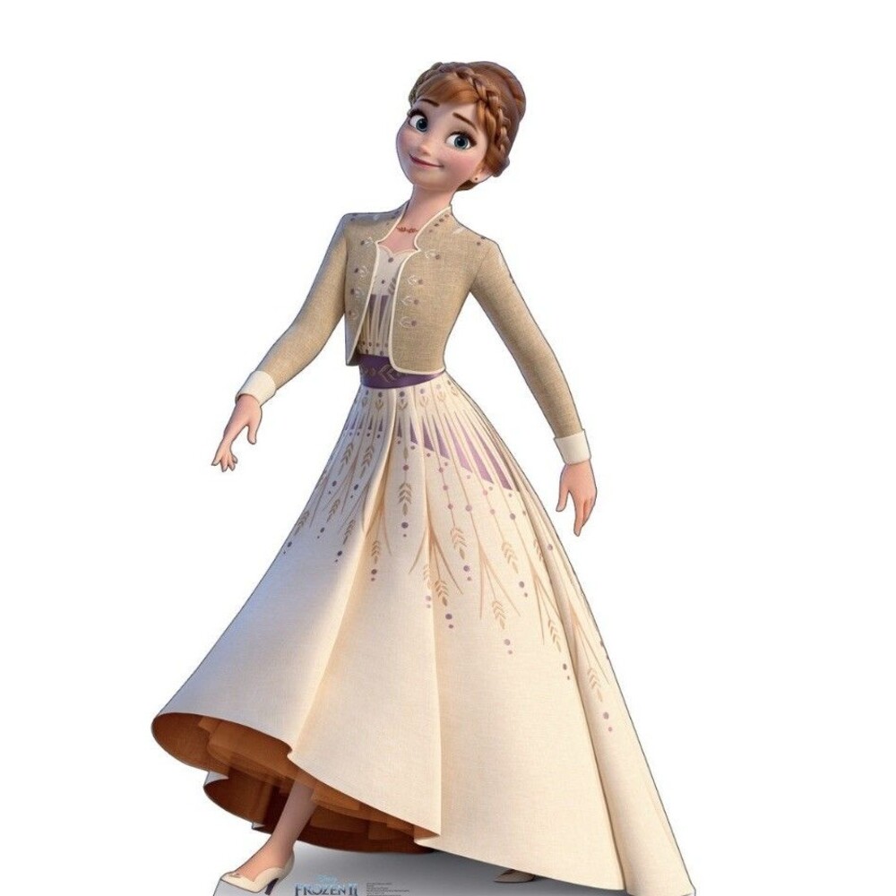 Disney Frozen II Anna Dress Halloween Costume Dress Size Large 12-14 Years NEW - Picture 4 of 9